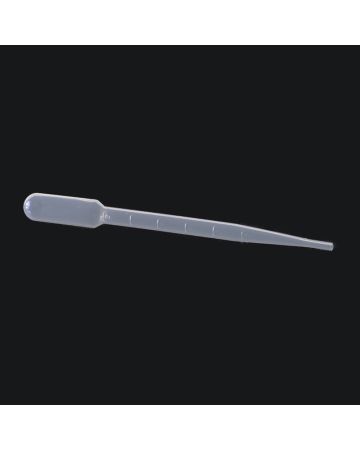 7ml Natural Plastic Disposable Transfer Pipette - 3ml Graduation