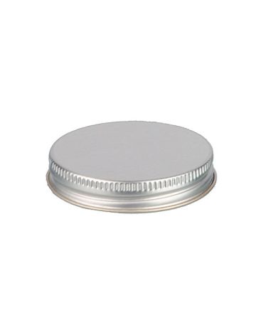 58-400 Silver Metal Screw Cap With Customizable Liner Options