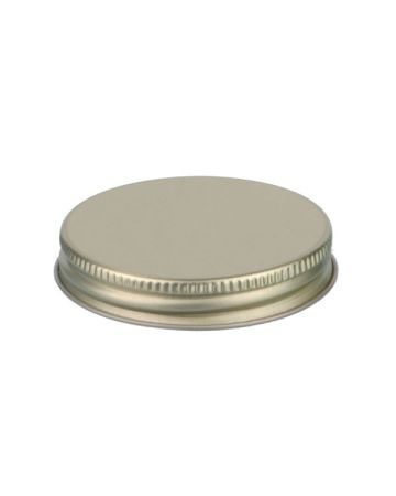 58-400 Gold Metal Screw Cap With Customizable Liner Options