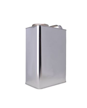 1 Gallon Silver Plain F-Style Metal Can