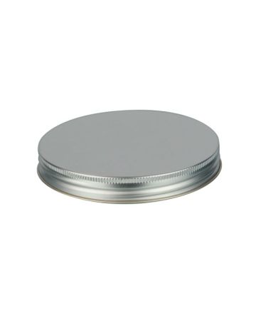 120-400 Silver Metal Screw Cap With Customizable Liner Options