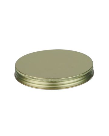 120-400 Gold Metal Screw Cap With Customizable Liner Options