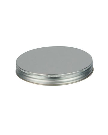 120-400 Silver Metal Screw Cap With Plastisol Liner