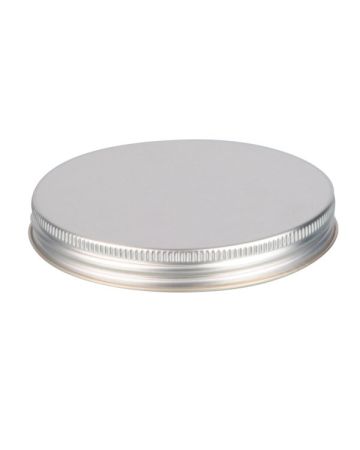 100-400 Silver Metal Screw Cap With Customizable Liner Options