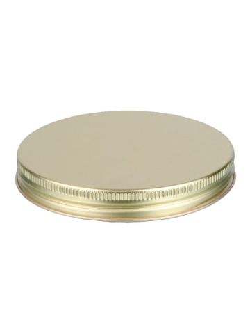 100-400 Gold Metal Screw Cap With Customizable Liner Options