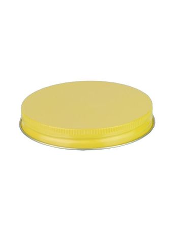 89-400 Yellow Metal Screw Cap With Customizable Liner Options