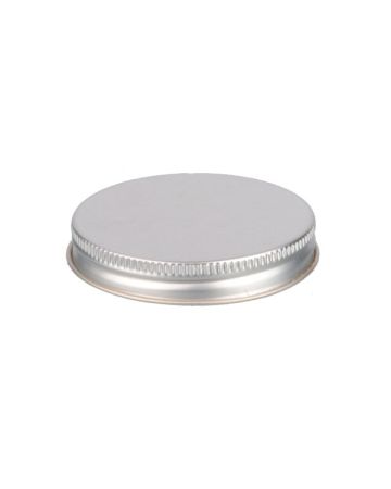 63-400 Silver Metal Screw Cap With Customizable Liner Options