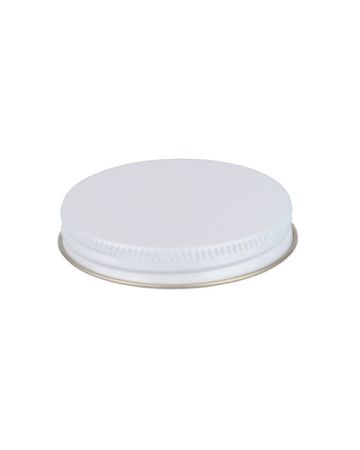 63-400 White Metal Screw Cap With Customizable Liner Options