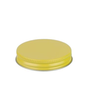 53-400 Yellow Metal Screw Cap With Customizable Liner Options