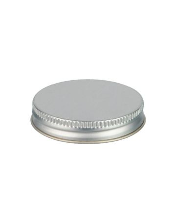 53-400 Silver Metal Screw Cap With Customizable Liner Options