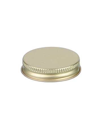 45-400 Gold Metal Screw Cap With Customizable Liner Options