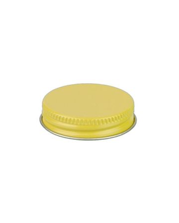 43-400 Yellow Metal Screw Cap With Customizable Liner Options