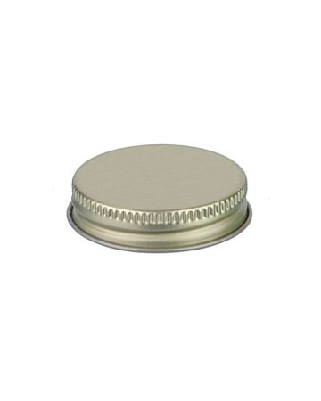 43-400 Gold Metal Screw Cap With Customizable Liner Options