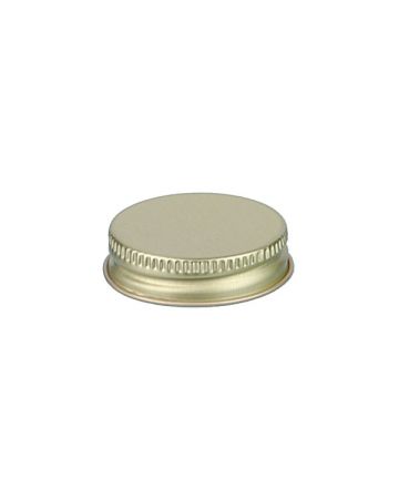 38-400 Gold Metal Screw Cap With Customizable Liner Options