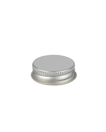 33-400 Silver Metal Screw Cap With Plastisol Liner