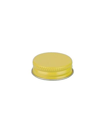 33-400 Yellow Metal Screw Cap With Customizable Liner Options