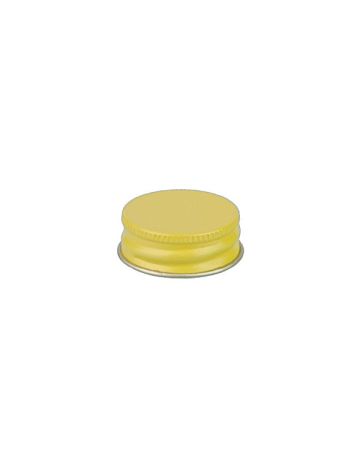 28-400 Yellow Metal Screw Cap With Customizable Liner Options