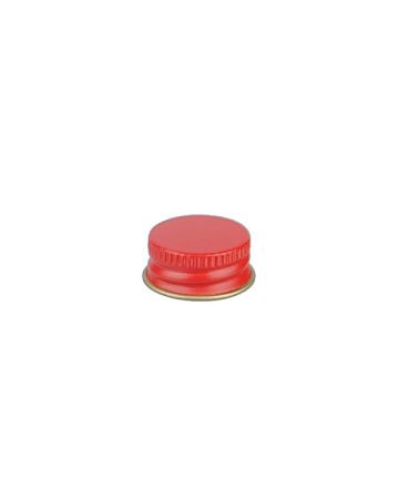 20-400 Red Metal Screw Cap With Customizable Liner Options