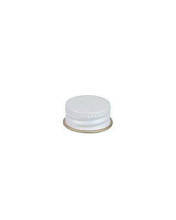 20-400 White Metal Screw Cap With Customizable Liner Options