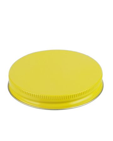 83-400 Yellow Metal Screw Cap With Customizable Liner Options