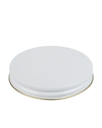 83-400 White Metal Screw Cap With Customizable Liner Options