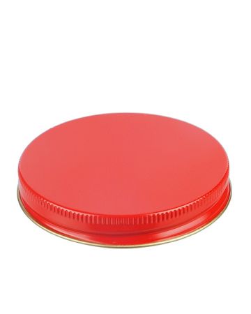 83-400 Red Metal Screw Cap With Customizable Liner Options