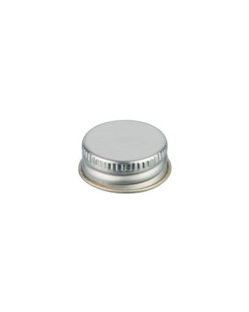 24-400 Silver Metal Screw Cap With Customizable Liner Options