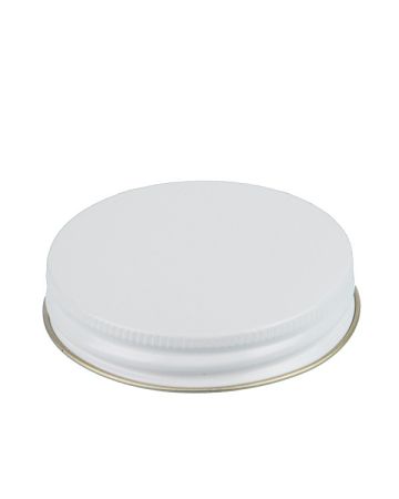 70G White Metal Screw Cap With Customizable Liner Options