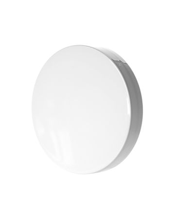 100-400 White Smooth Side Smooth Top Plastic (CT) Cap - F217