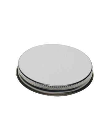 70-400 Silver Metal Screw Cap With Customizable Liner Options