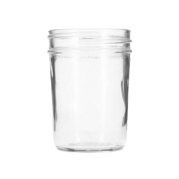 8 oz Clear Glass Paragon Spice Jars - 12/Case, Clear Type III BPA Free 58-400