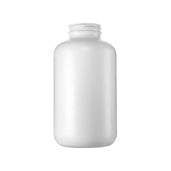 950cc (32oz) White HDPE Packer Bottle Round - 53-400 Neck