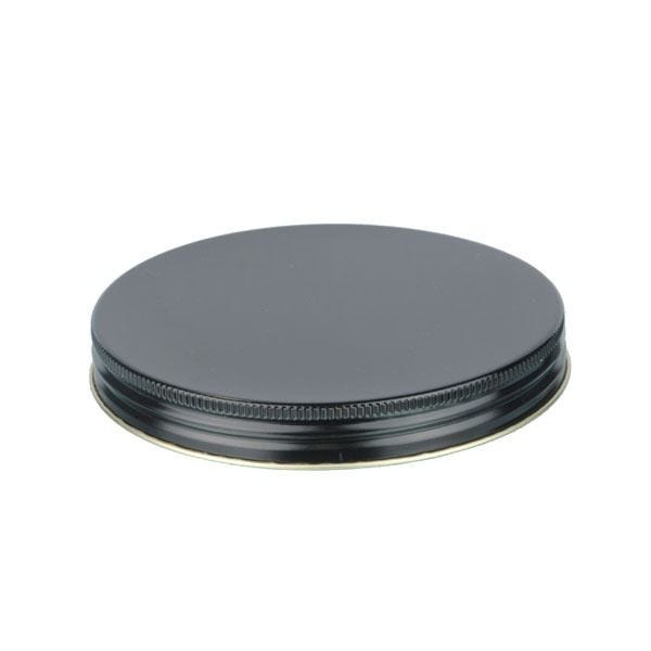 120-400 Black Metal Screw Cap With Plastisol Liner