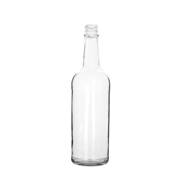 1 LITER FLINT GLASS CALIFORNIA SPIRITS BOTTLE BAR TOP - 18.5MM