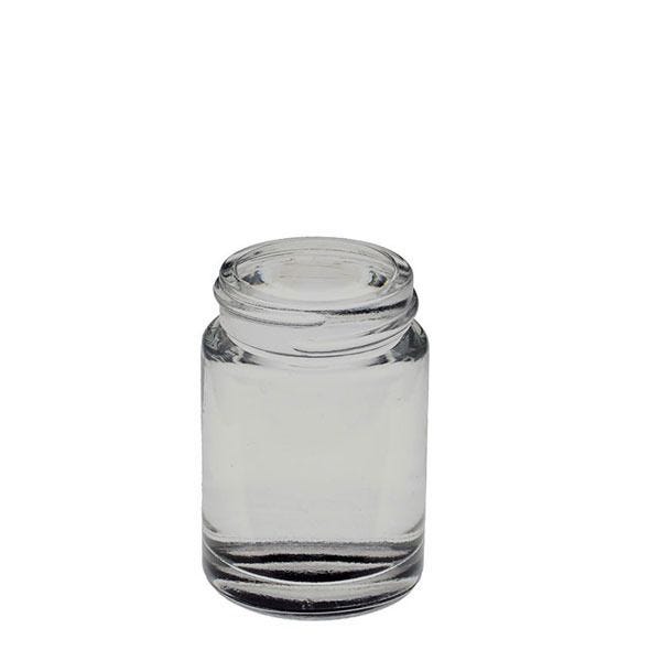 4oz (120ml) Flint (Clear) Glass Jelly Jam Round Glass Jar - 70-450 Neck