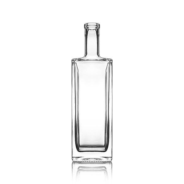 750ml (25.4oz) Flint (Clear) Glass Liberty Spirits Bar Top - 21.5mm Neck