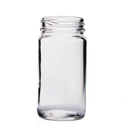 4oz Flint (Clear) Sample Round Glass Jar - 48-400 Neck