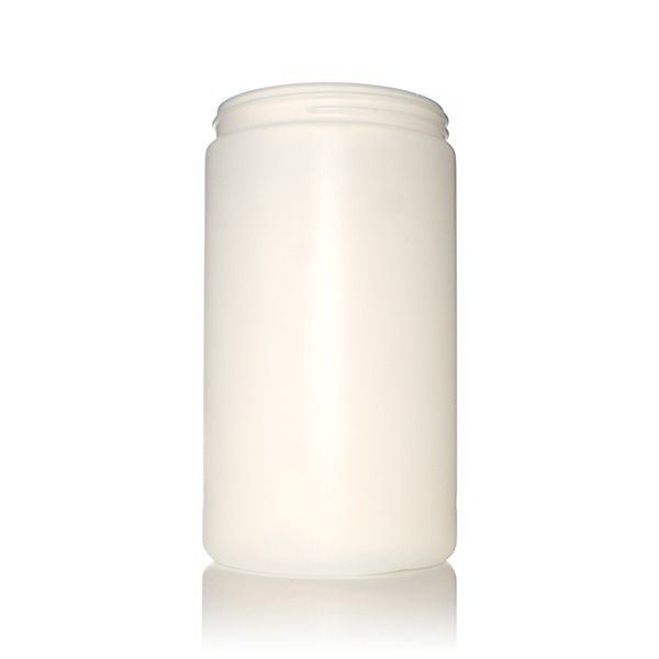 32oz (960ml) Natural HDPE Wide Mouth Round - 89-400 Neck