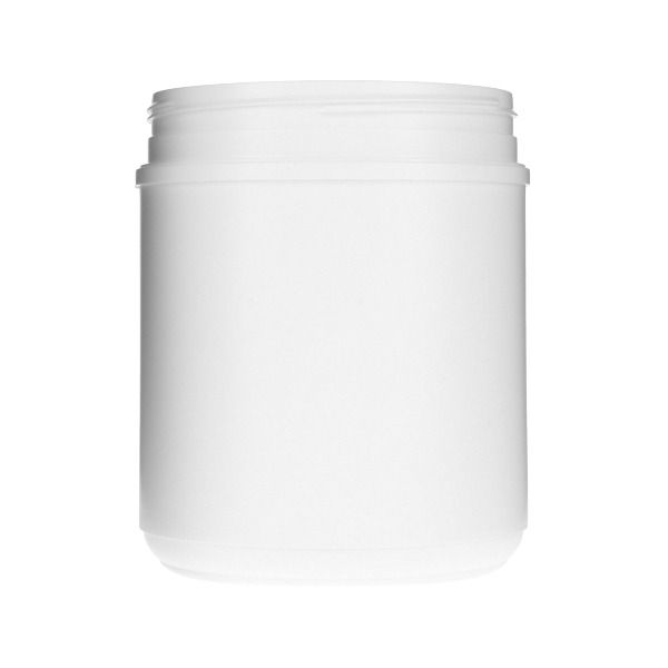 STORAGE Jar CONTAINERS Clear Polystyrene Wide Mouth Containers White Screw  on Lid Choose Size Quantity 2 4 6 8 Ounce 1 Container Plus 1 Lid 