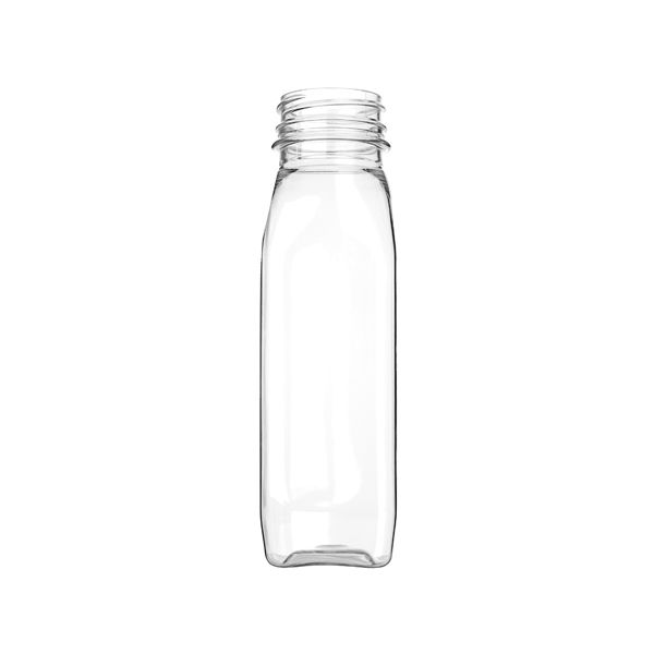 16oz (480ml) Clear PET Wide Mouth Square Beverage Bottle - 38-385