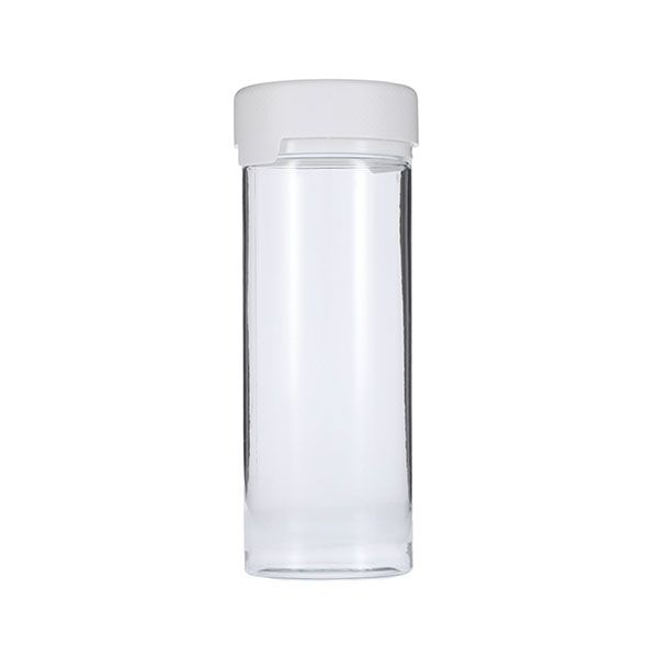 8 oz Clear Glass Woozy Bottles w/ Lined Aluminum Caps & Orifice Reducers