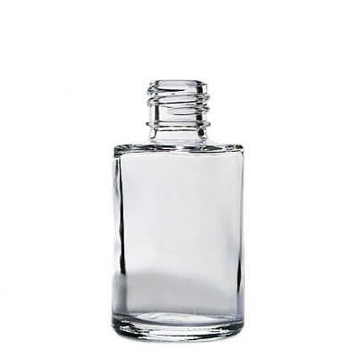 1oz (30ml) Flint (Clear) Cylinder Round Glass Bottle - 18-415 Neck