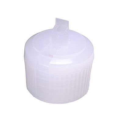 28-410 Natural Ribbed Side Plastic Liquid Dispensing Cap (3.00mm