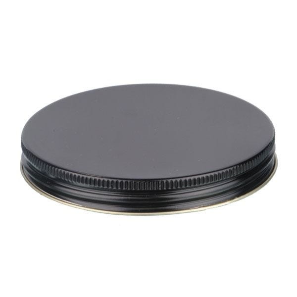 100-400 Black Metal Screw Cap With Plastisol Liner