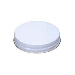 53-400 White Metal Screw Cap With Customizable Liner Options