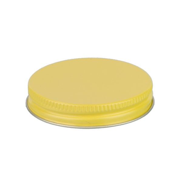58-400 Yellow Metal Screw Cap With Customizable Liner Options