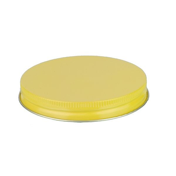 89-400 Yellow Metal Screw Cap With Customizable Liner Options