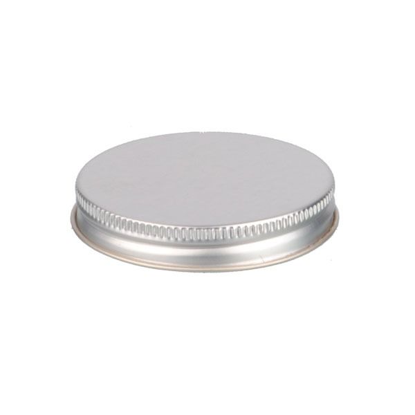 63-400 Silver Metal Screw Cap With Plastisol Liner