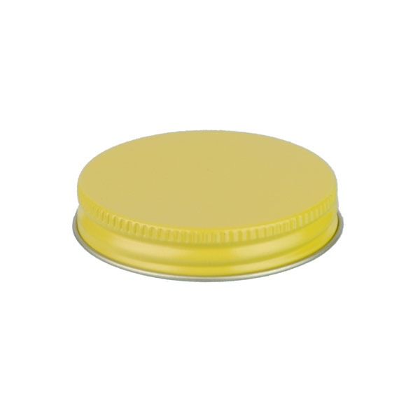 53-400 Yellow Metal Screw Cap With Customizable Liner Options