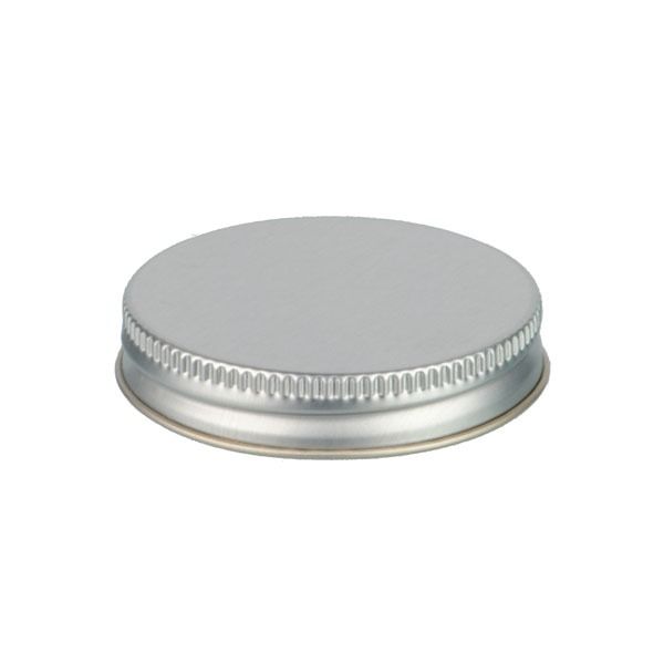 53-400 Silver Metal Screw Cap With Customizable Liner Options